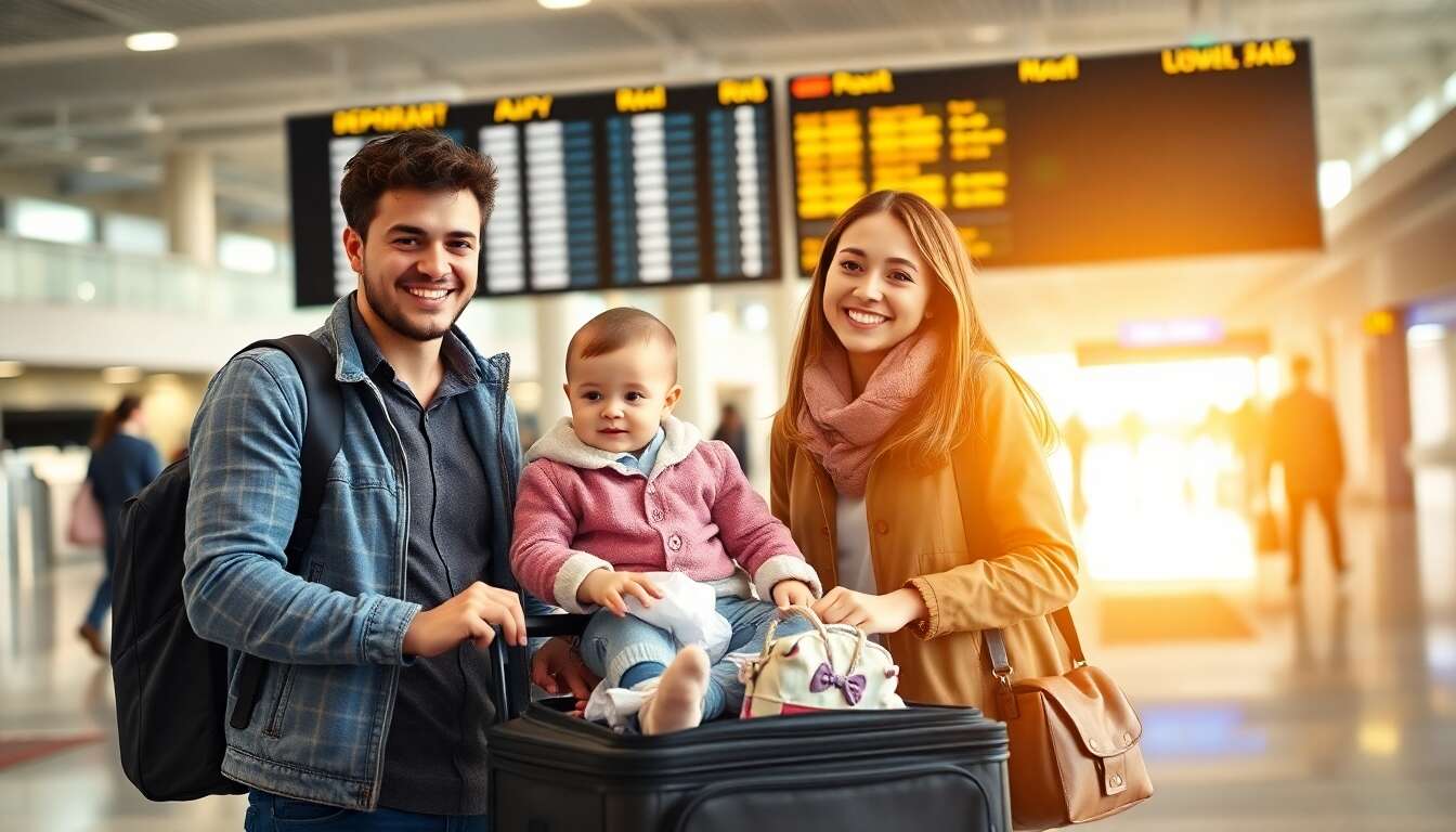 Conseils pour voyager avec un nourrisson (avion, voiture…)