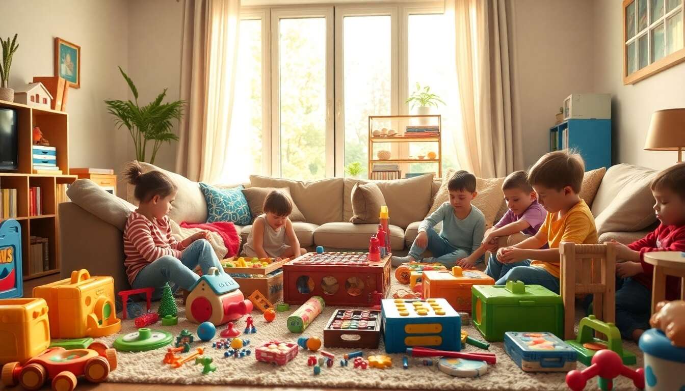 Les jeux et jouets adaptés à chaque âge