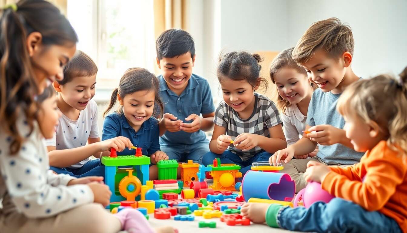 Encourager la créativité et les jeux en groupe à partir de 3 ans