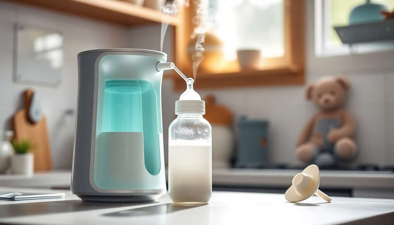 Fonctionnement du préparateur de biberon