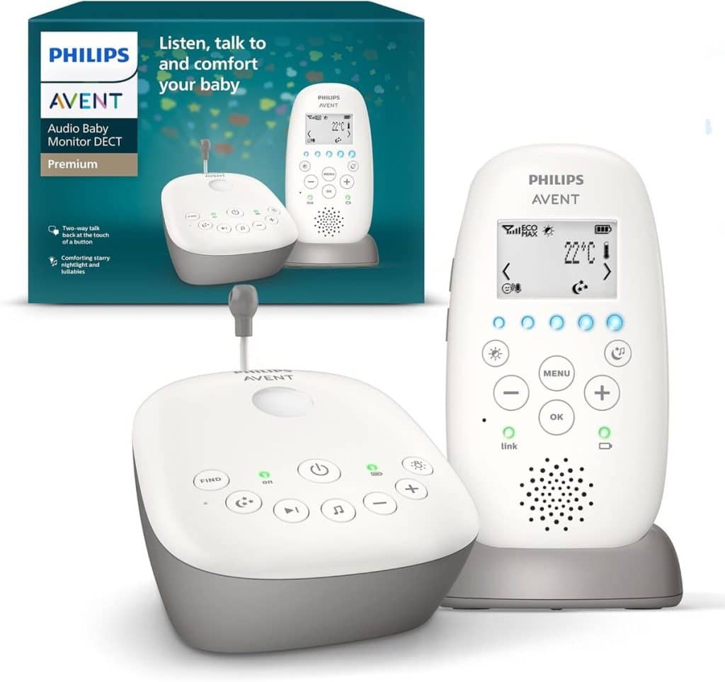 Test de l'écoute-bébé Philips Avent SCD733/26 : une veilleuse étoilée innovante