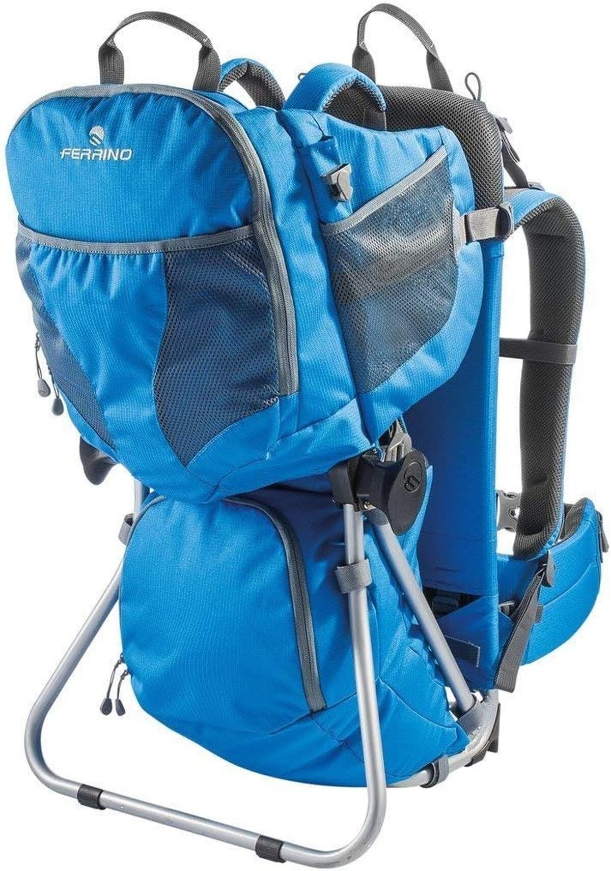 Test du porte-bébé Ferrino Wombat bleu