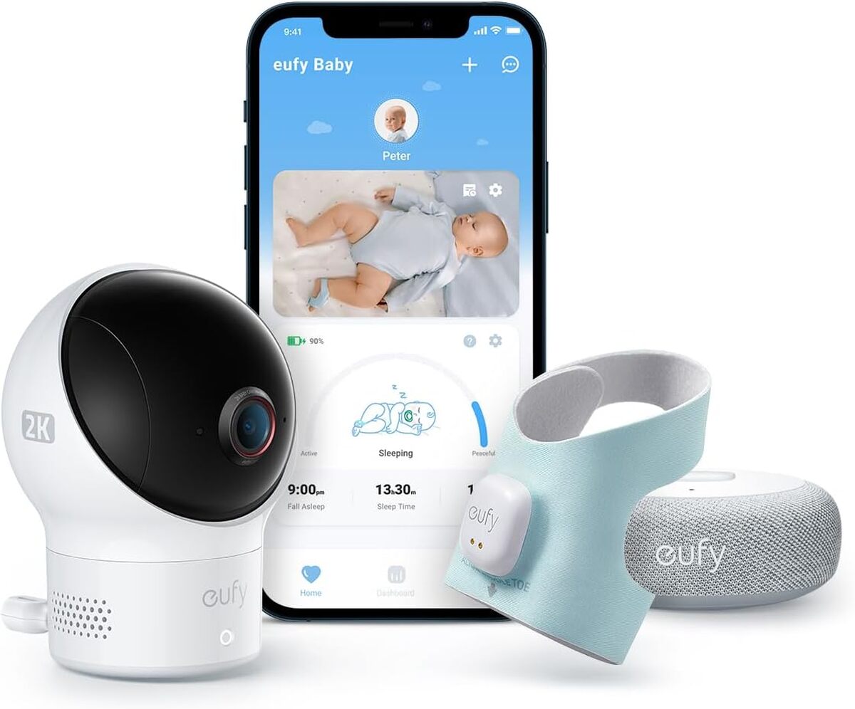 Test : eufy Baby Smart Sock, moniteur intelligent pour bébé avec caméra 2K et détection de pleurs