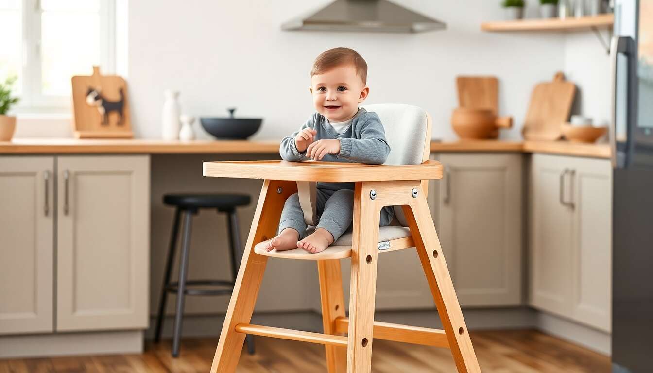 Les critères essentiels pour choisir une chaise haute évolutive