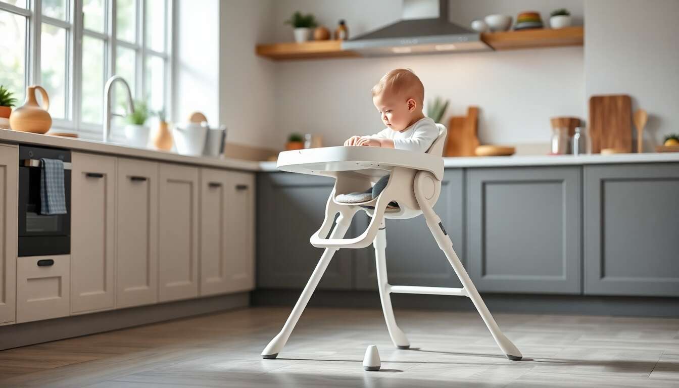 Design et praticité des chaises hautes évolutives