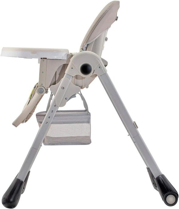 Kinderkraft Chaise Haute Enfant TASTEE, Pliable, Réglable, Plateau double, Vert