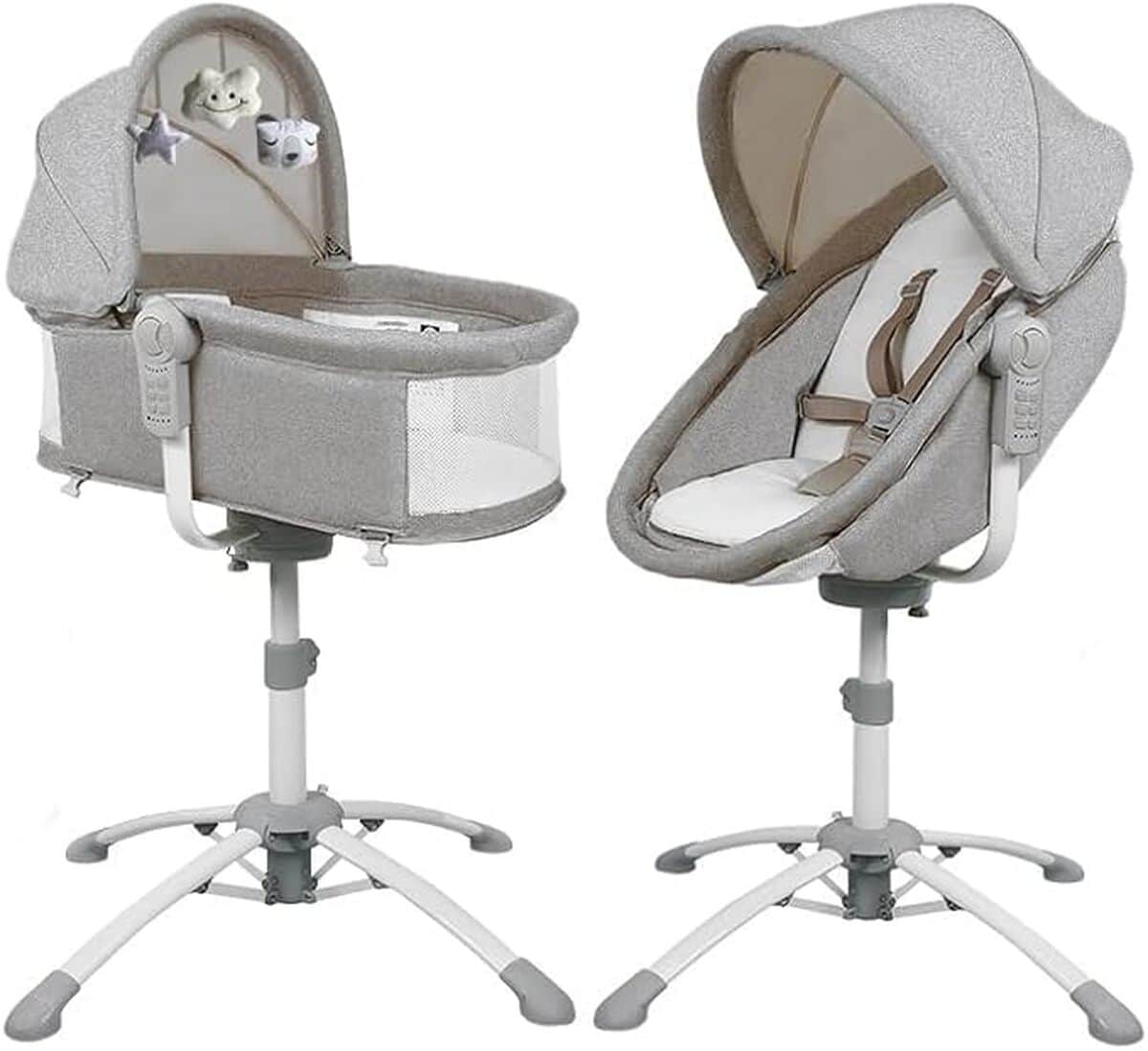 Test : balancelle/Berceau/chaise haute/Transat 4 en 1 de Bebe2luxe