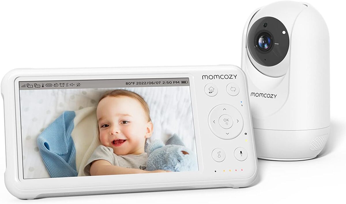 Test du babyphone momcozy avec caméra : écran HD et batterie 5000 mAh