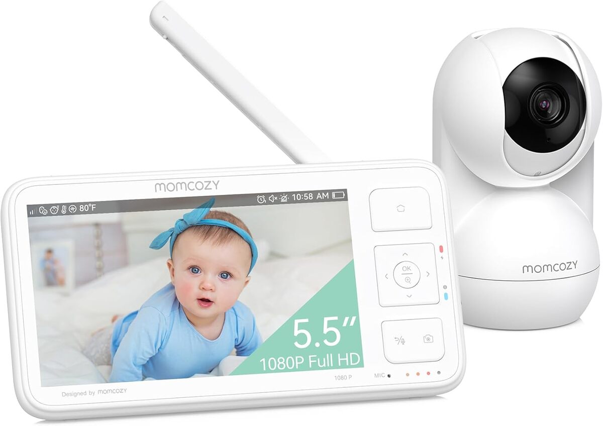 Test du babyphone Momcozy : caméra Full HD 5.5 pouces avec vision nocturne et audio bidirectionnel
