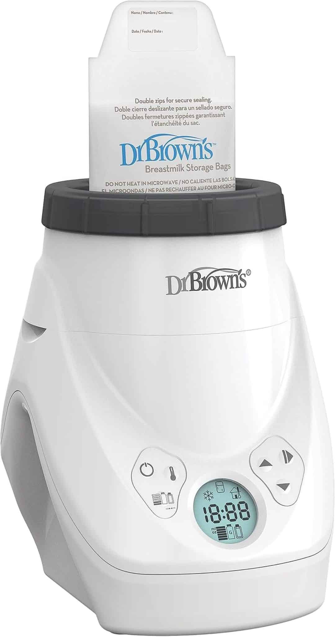 Test du chauffe-biberon Natural Flow de Dr. Brown's : chaleur uniforme et constante