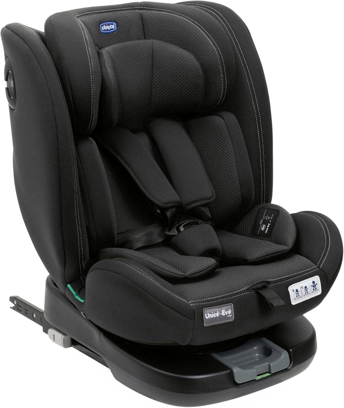 Test du siège auto Chicco UnicoEvo I-Size pivotant et inclinable
