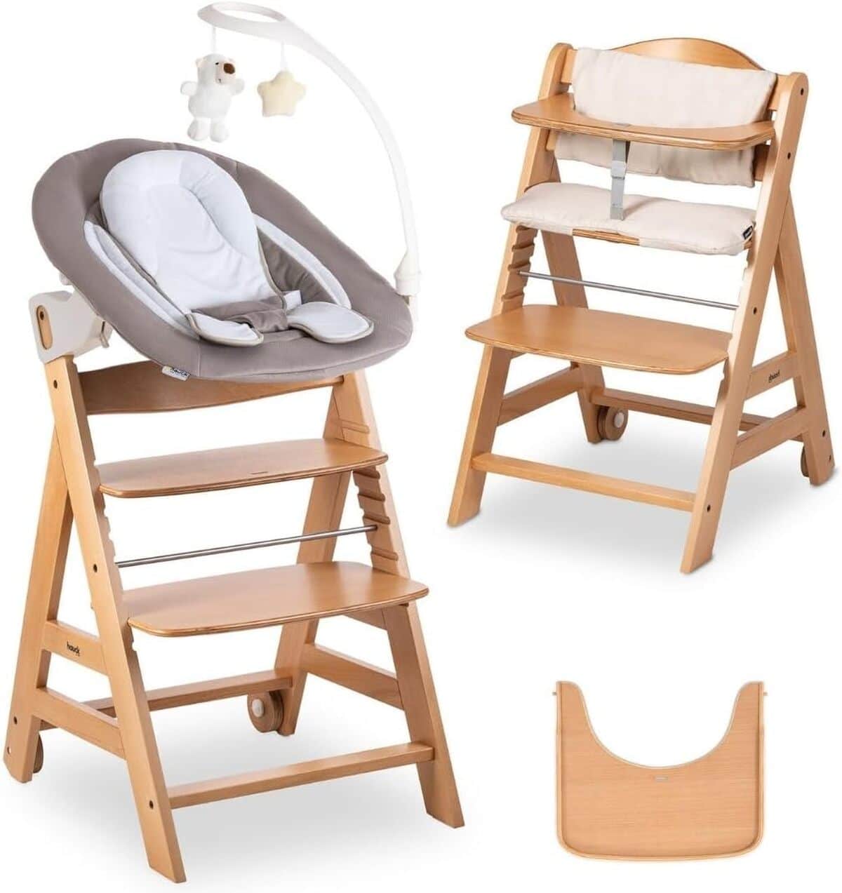 Test : hauck chaise haute bébé Beta Newborn Set Deluxe évolutive