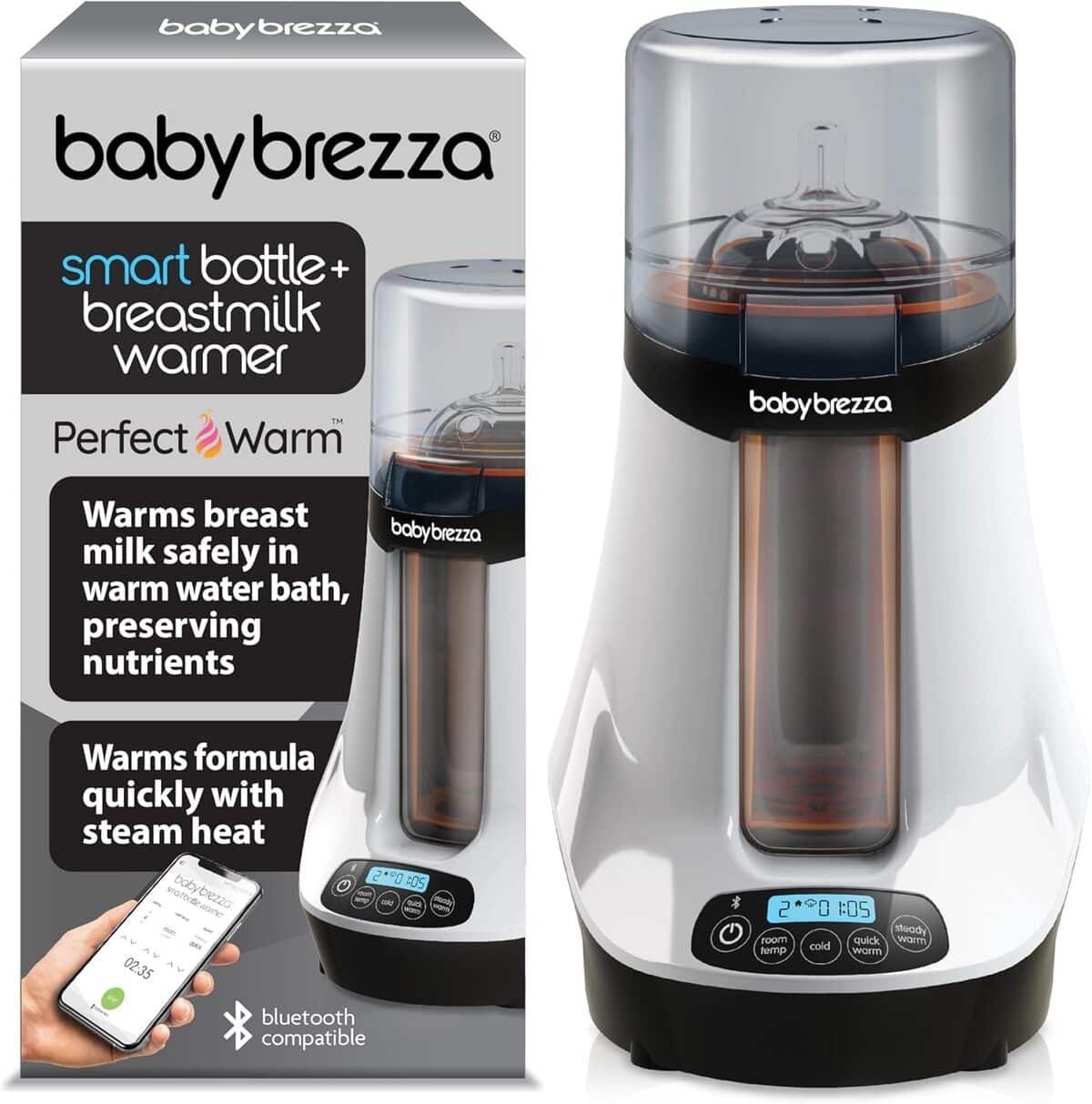 Test : chauffe-biberon Baby Brezza Safe & Smart Bluetooth
