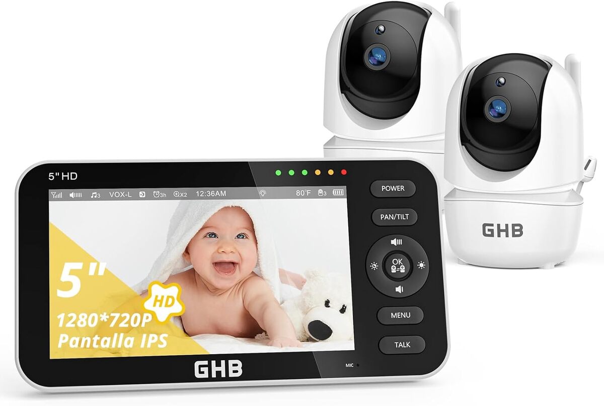 Test : gHB babyphone caméra vidéo 5" 720P HD avec vision nocturne