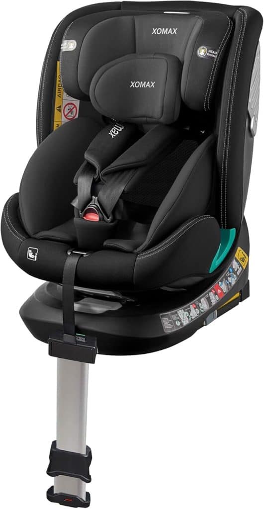 Test : siège enfant XOMAX G409 rotatif à 360° et évolutif