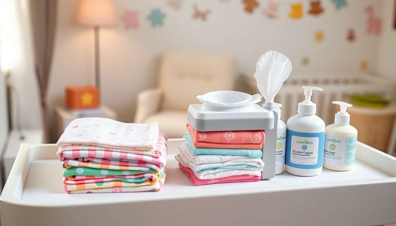 Accessoires incontournables pour la table à langer Accessoires incontournables pour la table à langer