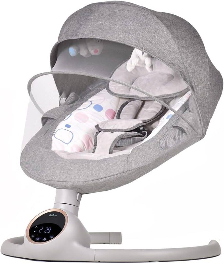 Test de la balancelle électrique bébé BEBE2LUXE Alpha (gris)