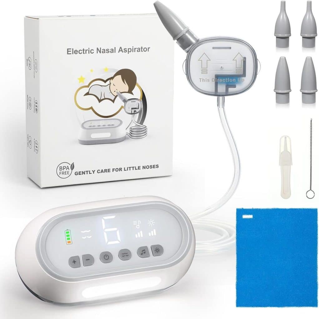 Test de l'aspirateur nasal électrique 75 kPa pour bébé : efficacité et praticité