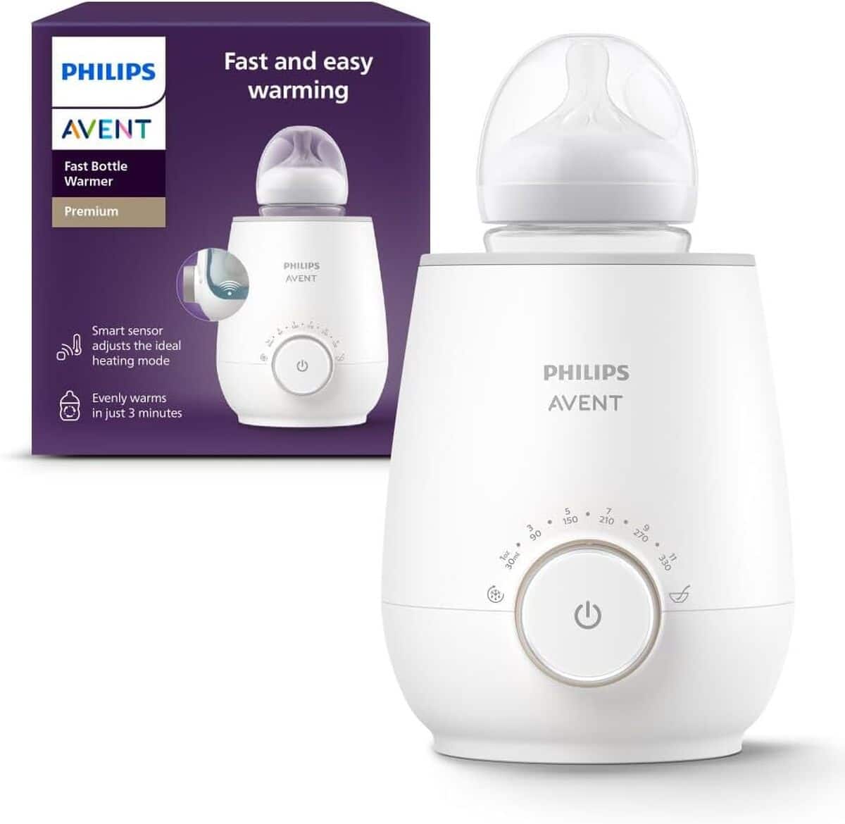 Test du chauffe-biberon rapide Philips Avent : contrôle intelligent et arrêt auto