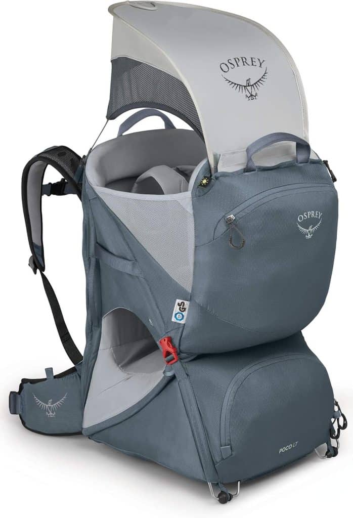 Test du porte-bébé de randonnée Osprey Poco LT Tungsten Grey