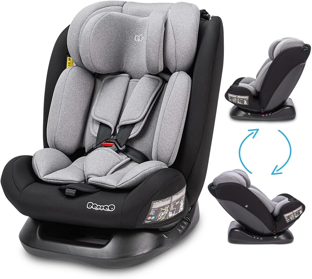 Test du siège auto enfant évolutif Booboo 0-36kg