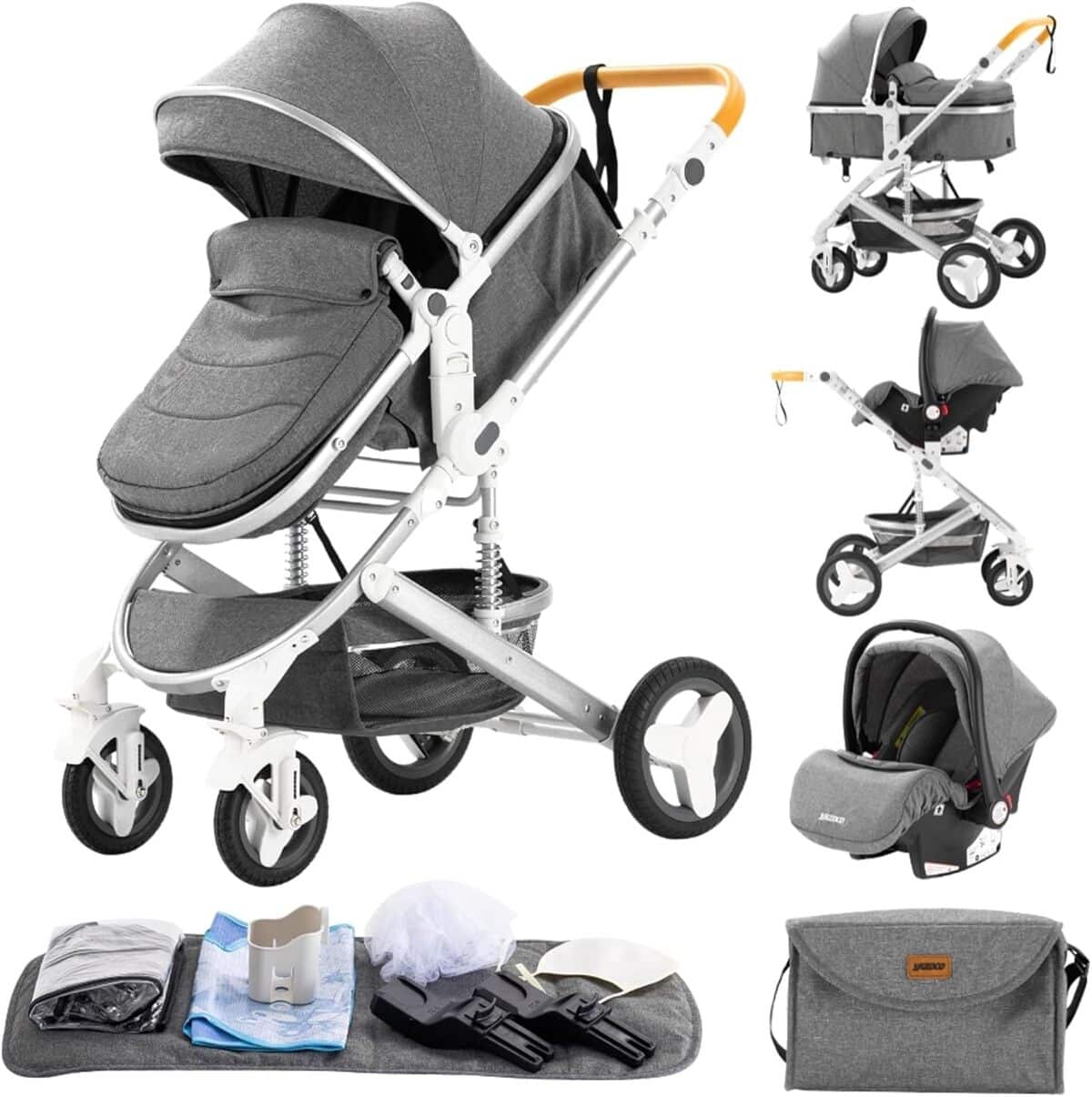 Test : glokid poussette 3 en 1 citadine XX1 noir