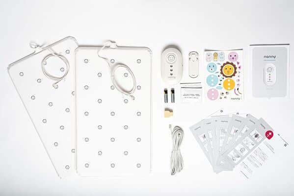JABLOTRON™ Nanny Moniteur BM-02 Babyphone - Moniteur respiratoire pour bébés avec 2x tapis à capteurs - Surveillez la respiration de votre enfant - Made in the EU