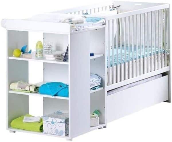 Sauthon lit combiné transformable eloi 60x120cm