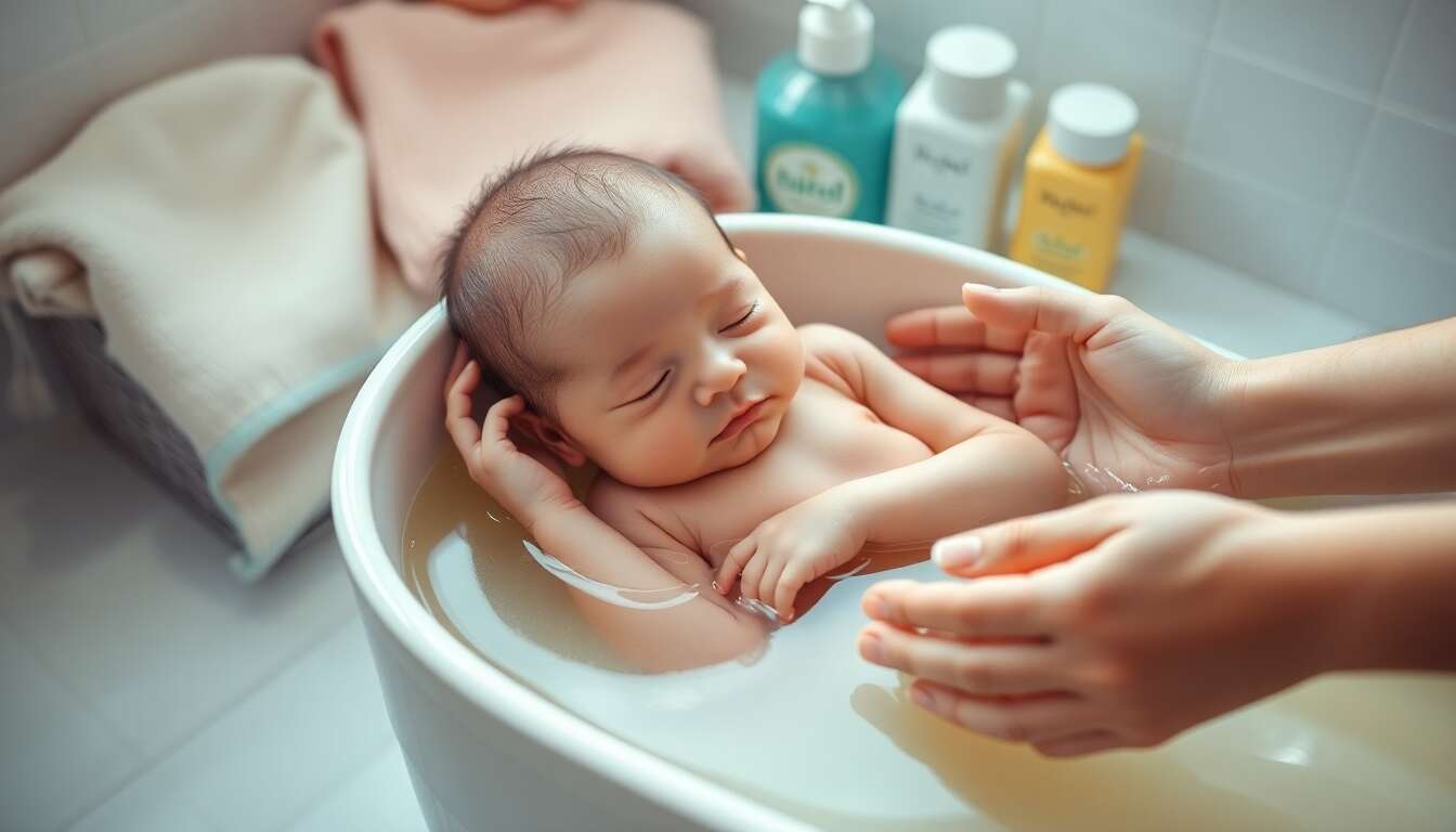 Le bain de b&eacute;b&eacute; : conseils essentiels