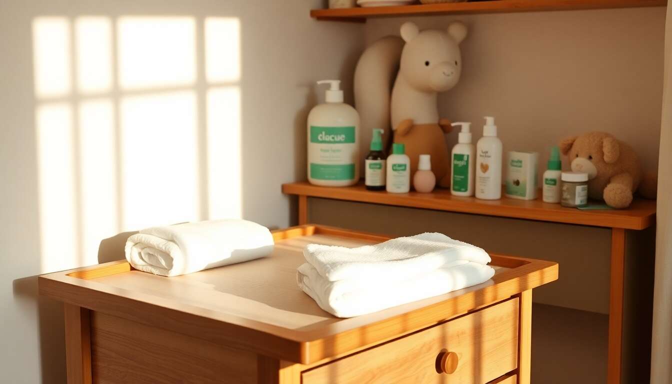 Matériaux recommandés pour une table à langer Matériaux recommandés pour une table à langer