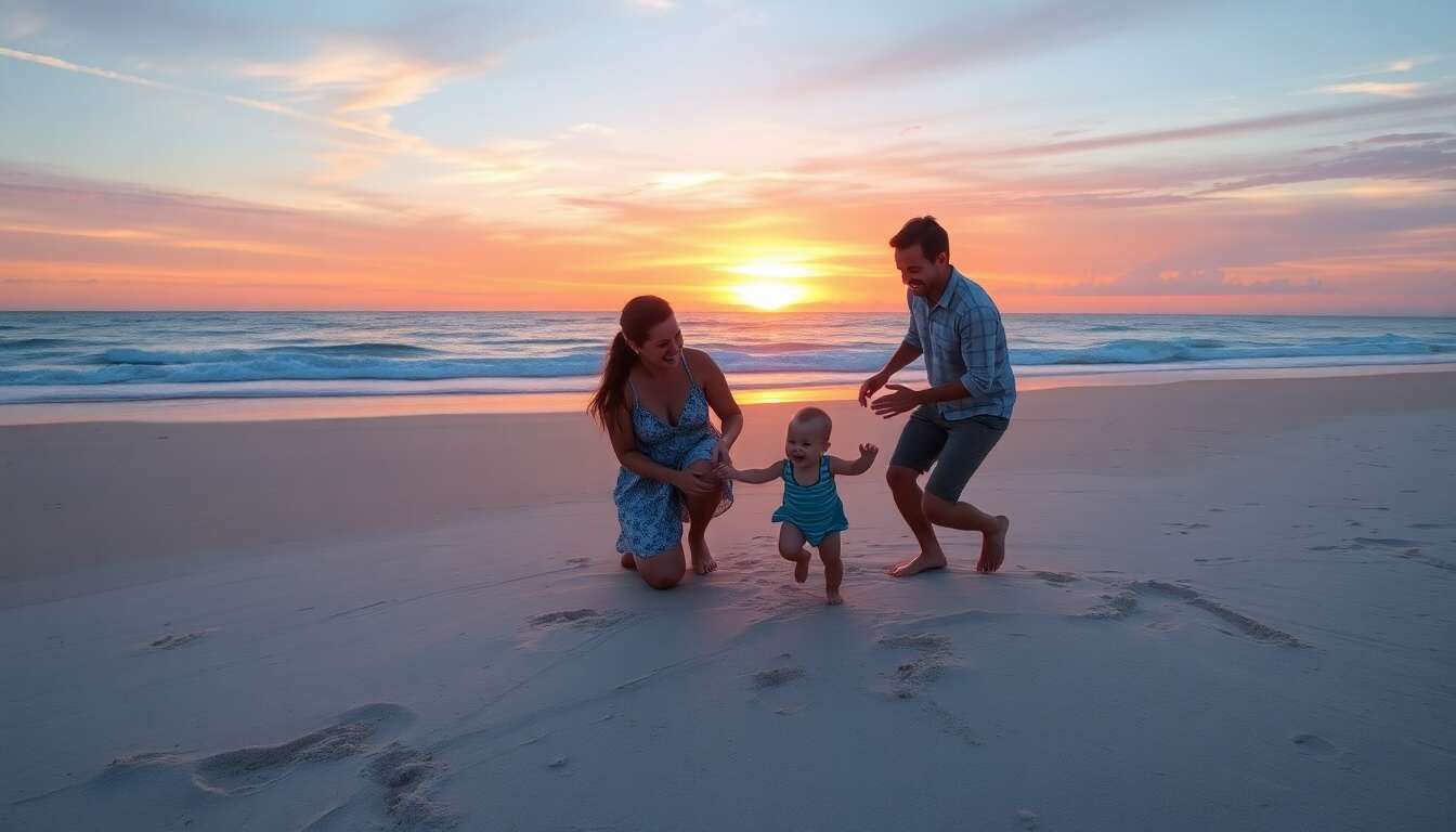 Les destinations idéales pour les familles avec bébé