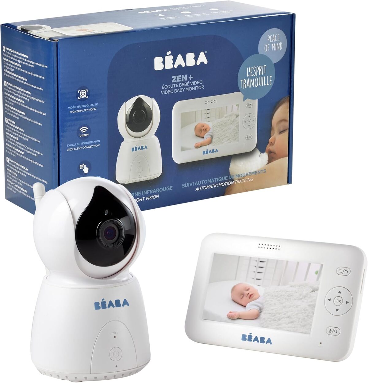 Test : bÉABA Zen Plus, babyphone vidéo HD complet