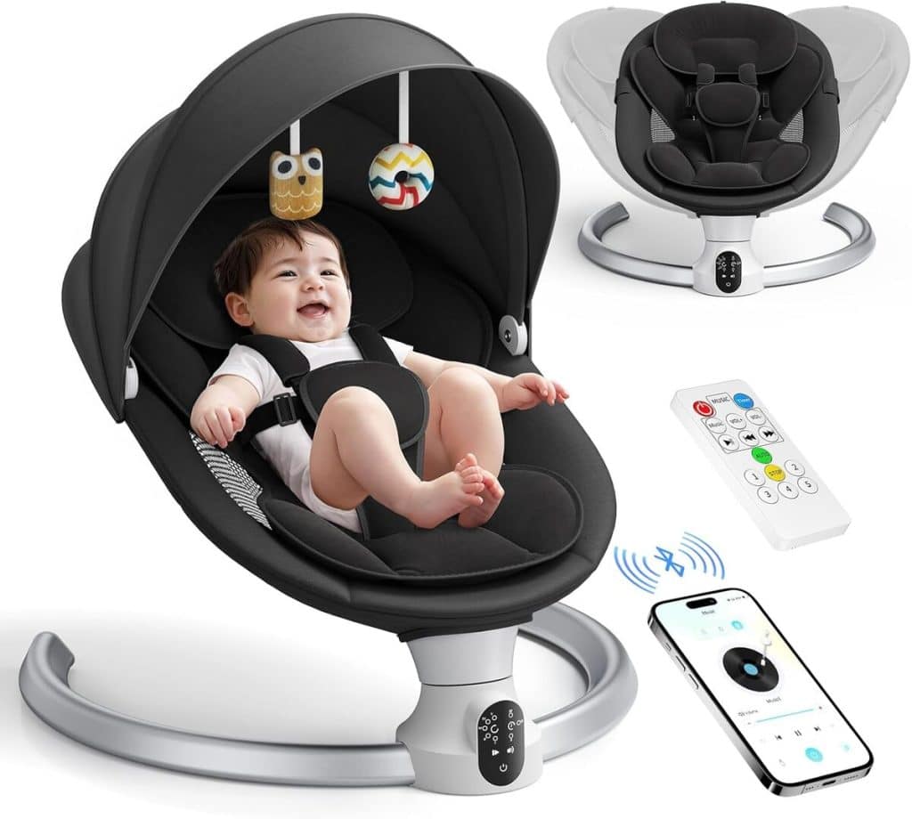 Test de la balancelle électrique Helangel pour bébé jusqu'à 9 kg