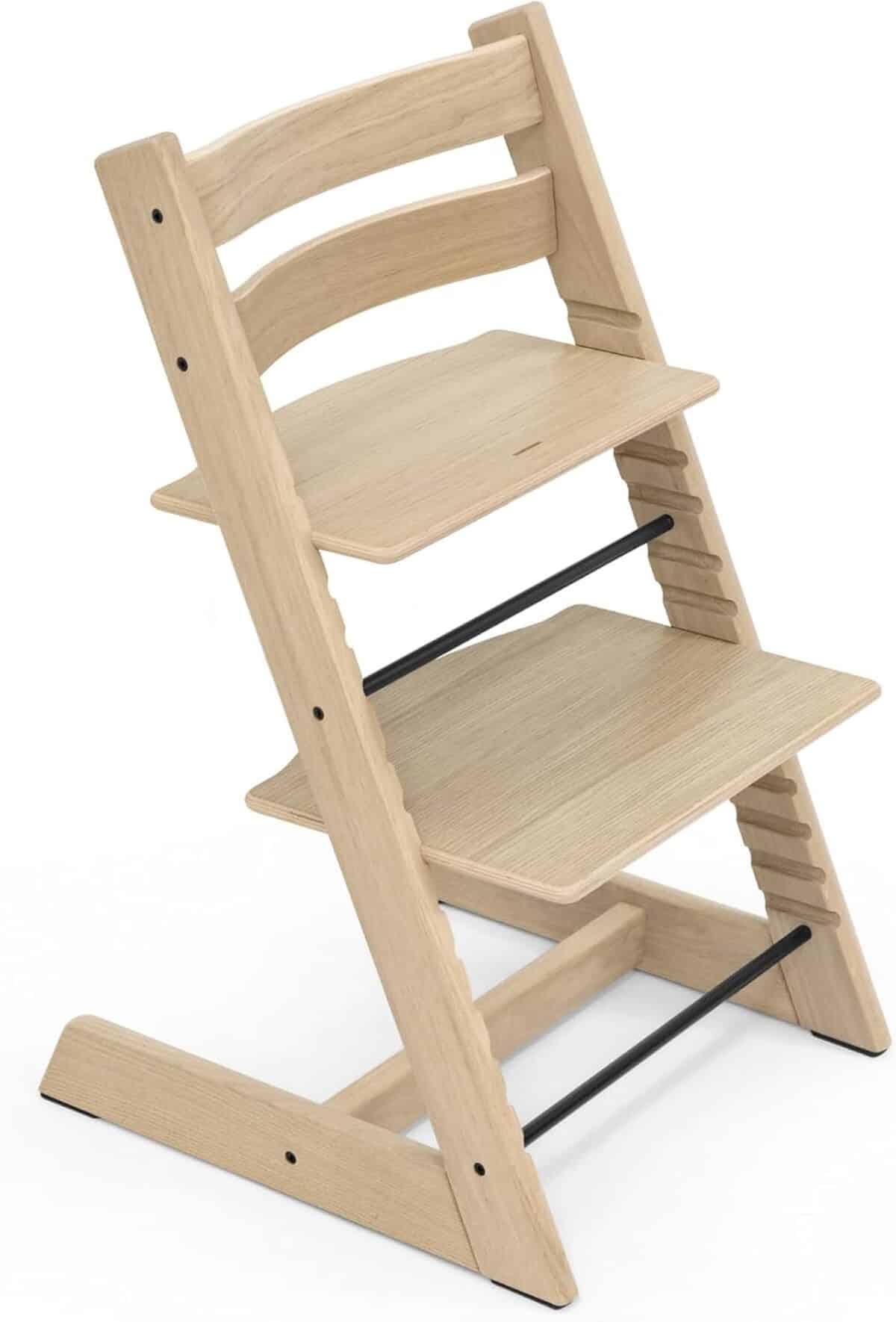 Test de la chaise évolutive Stokke Tripp Trapp en chêne naturel