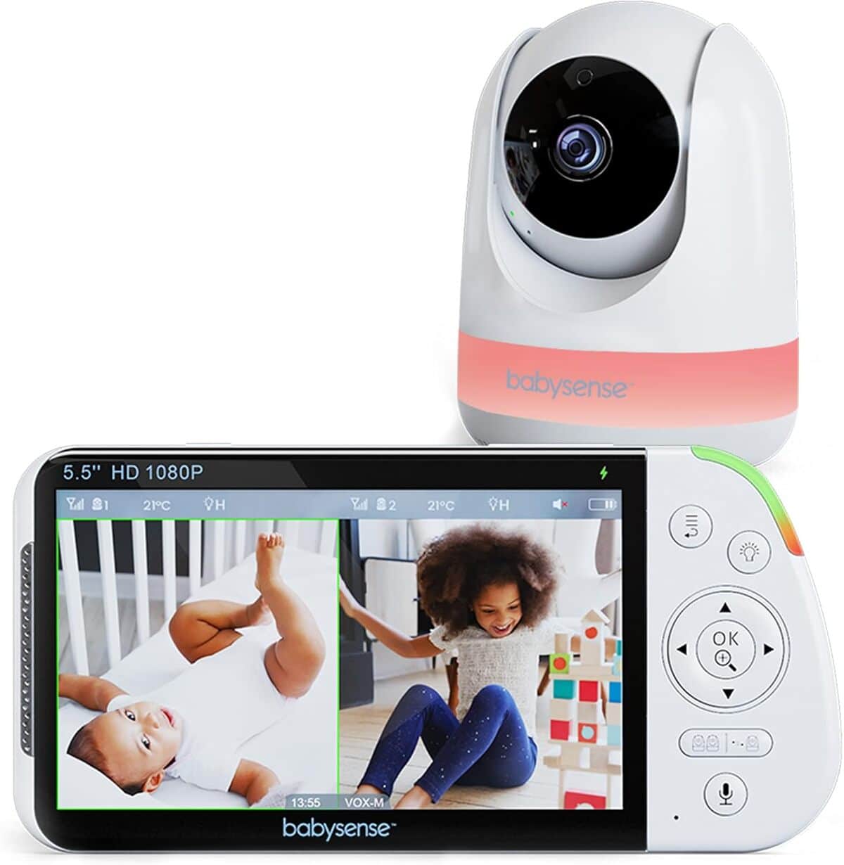 Test du babyphone Babysense MaxView : performance et visibilité HD 1080p
