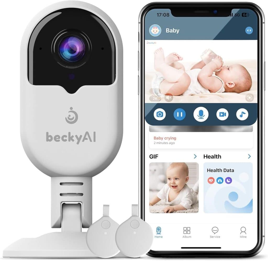Test du babyphone intelligent beckyAI 2K HD