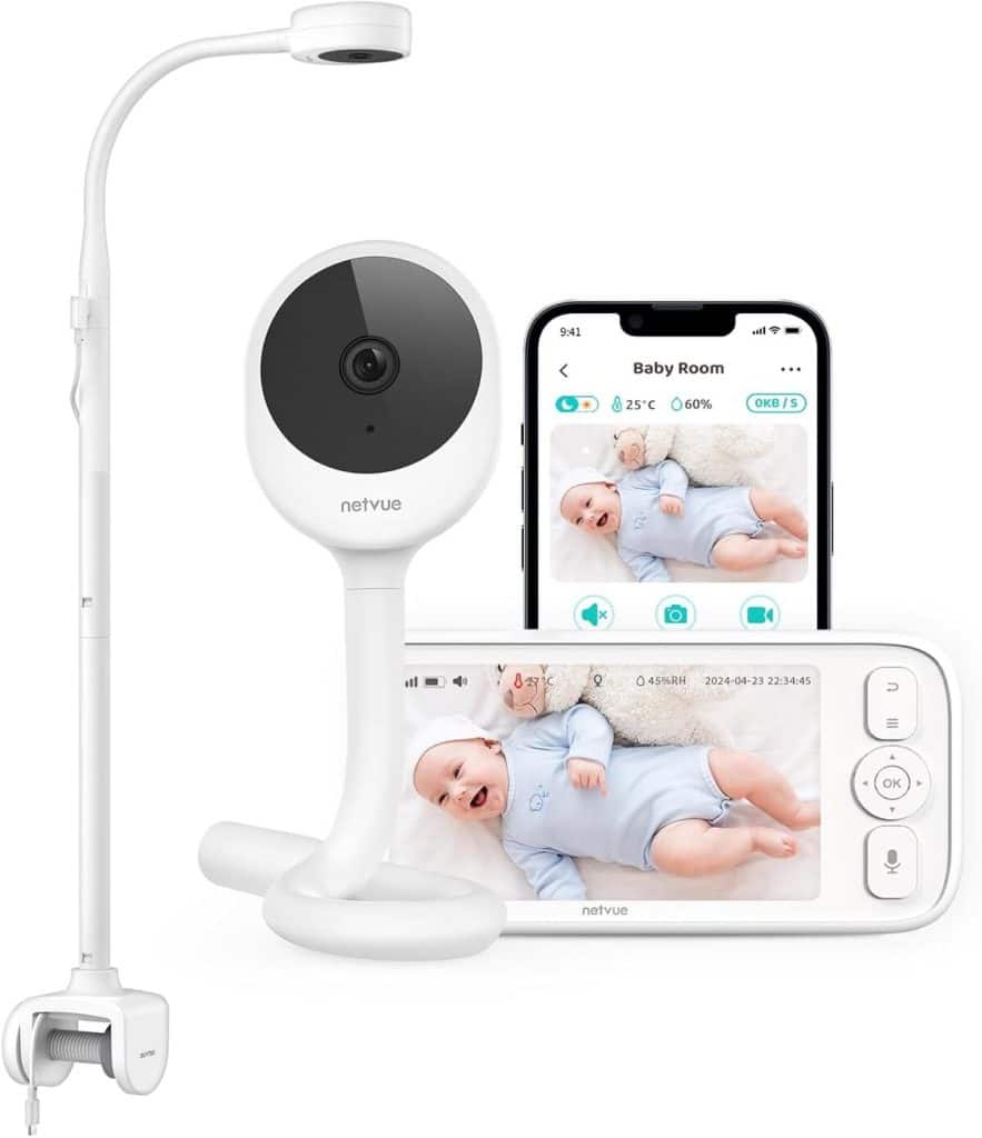 Test du babyphone Netvue 1080P avec caméra 4 en 1