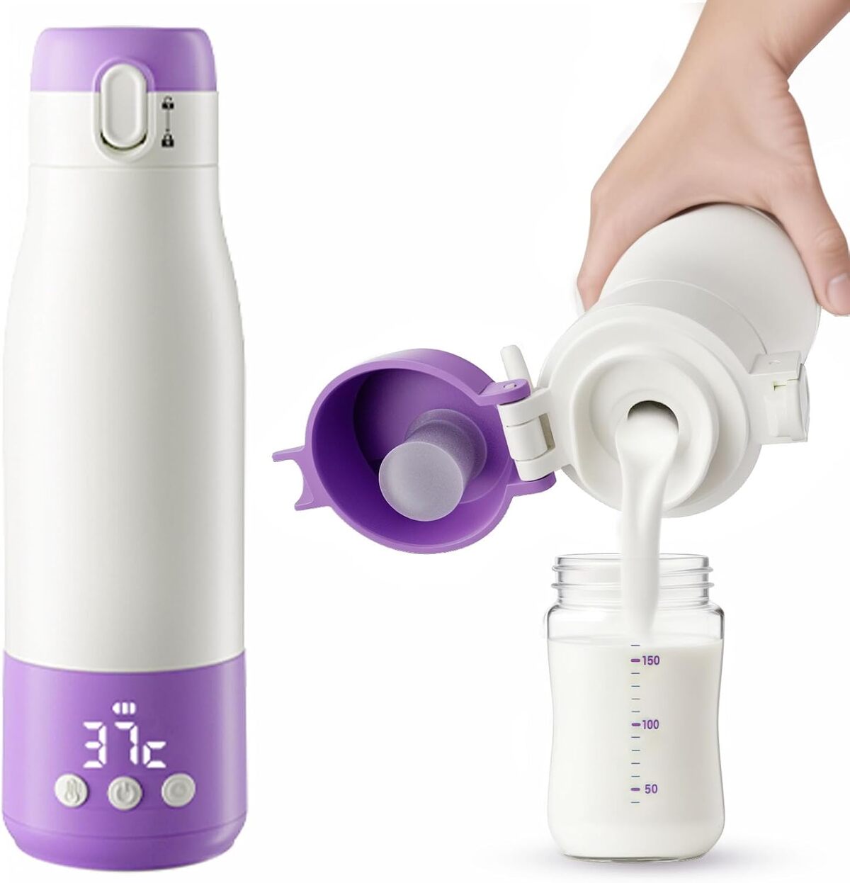 Test du chauffe biberon portable Accwork : température constante et contrôle intelligent