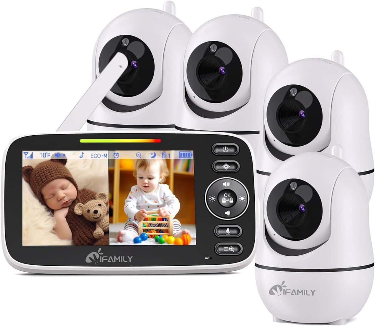 Test du moniteur bébé iFamily 5 pouces avec caméra et audio