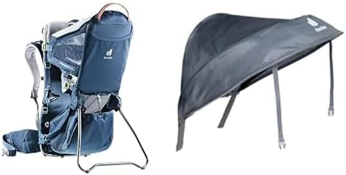 Test du porte-bébé léger Deuter Kid Comfort Active avec pare-soleil KC Sun Roof
