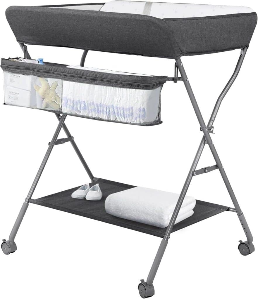 Test : table à langer Maydolly pliante et réglable