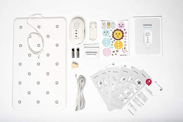 JABLOTRON™ Nanny Moniteur BM-02 Babyphone - Moniteur respiratoire pour bébés avec 1x tapis à capteurs - Surveillez la respiration de votre enfant - Made in the EU