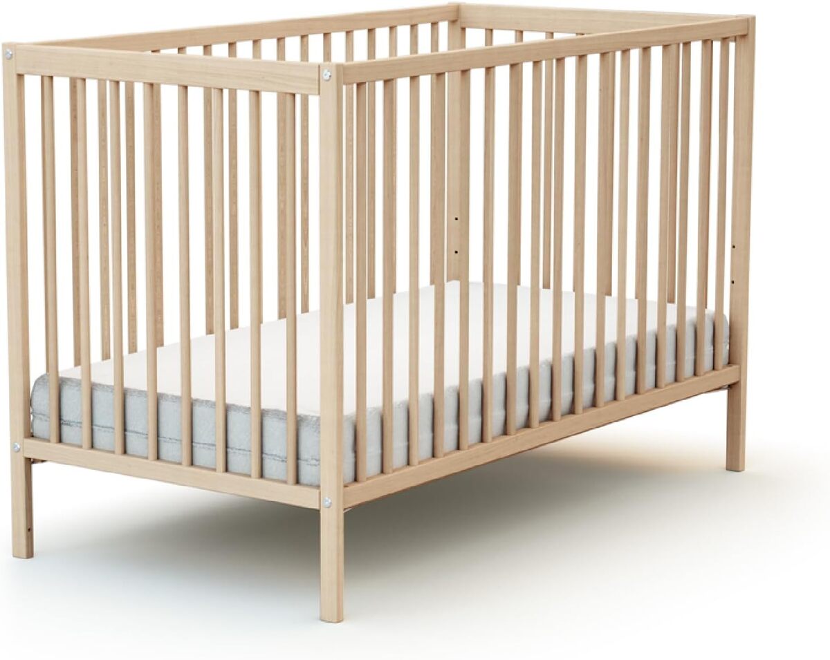 Test : lit bébé AT4 Essentiel hêtre brut, confort modulable