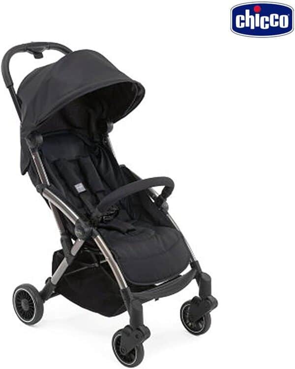 Chicco Bébé Poussette Chicco Cheerio - Jet Black, Hydra, 1 Unité (Lot de 1)