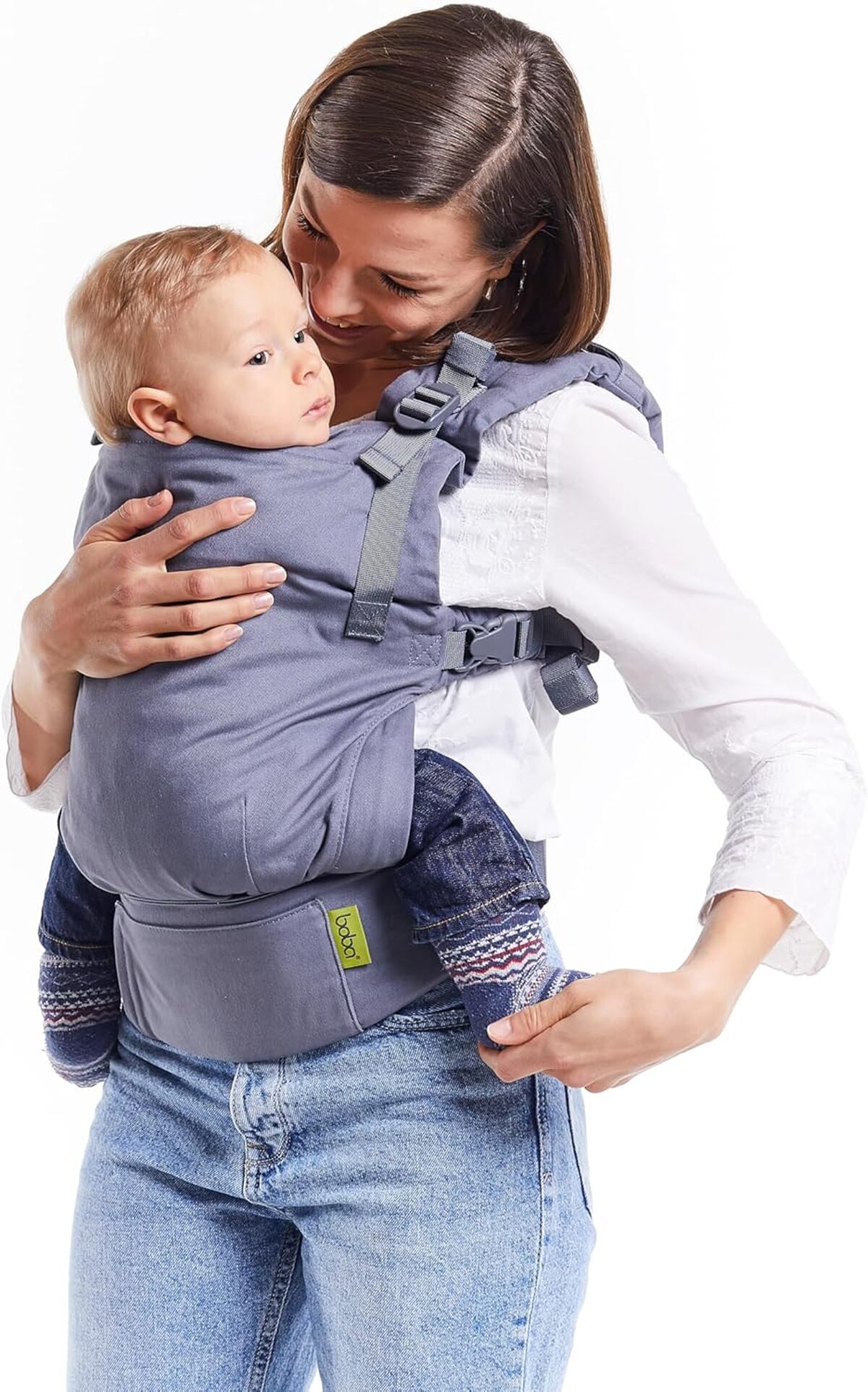 Test Boba X : porte-bébé micro-ajustable de 3 à 20 kilos (grey)