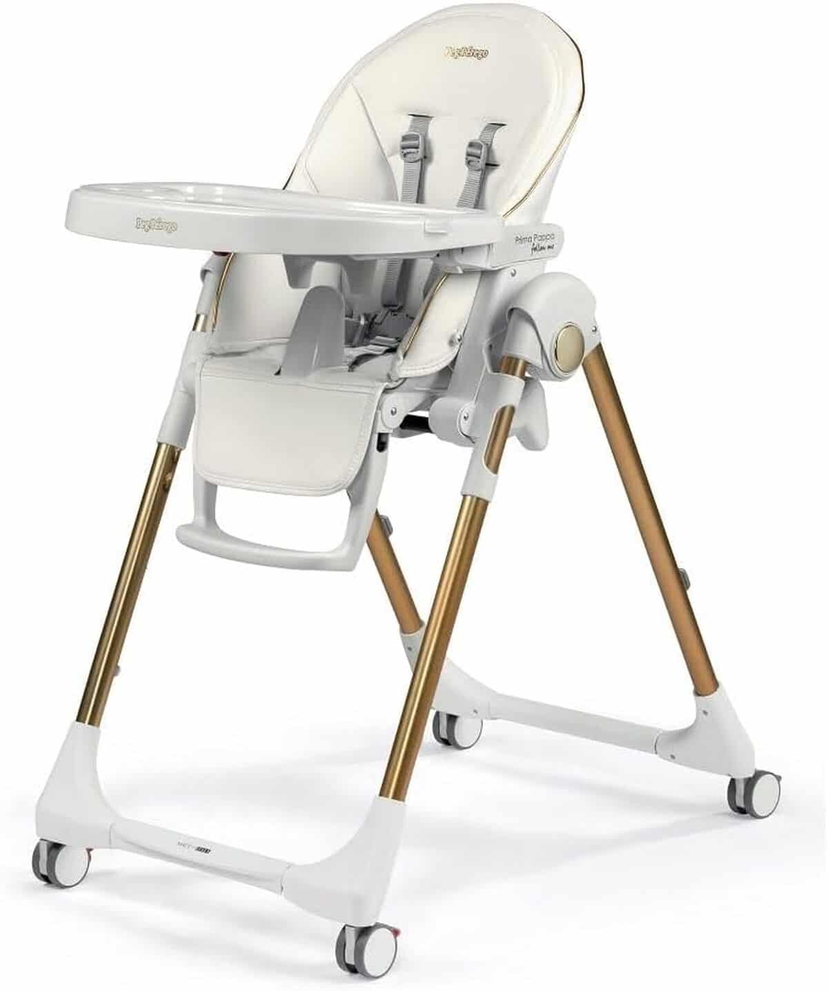Test : chaise haute Prima Pappa Follow Me Gold de Peg Perego