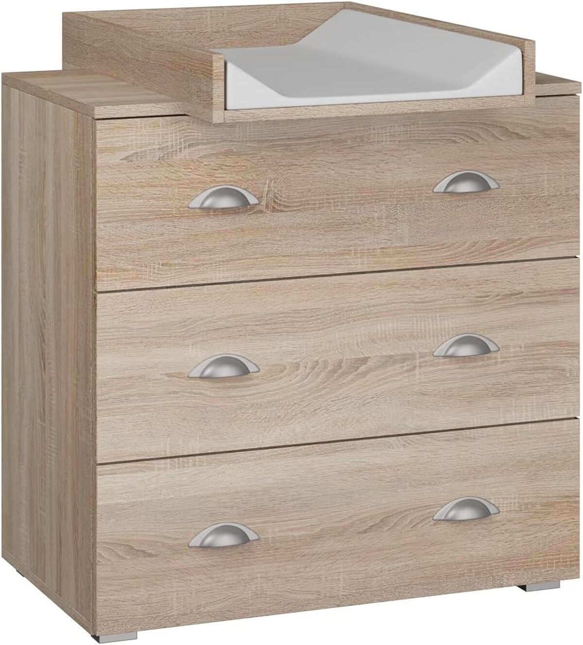 Test : commode à langer MIA 80 cm en chêne Sonoma