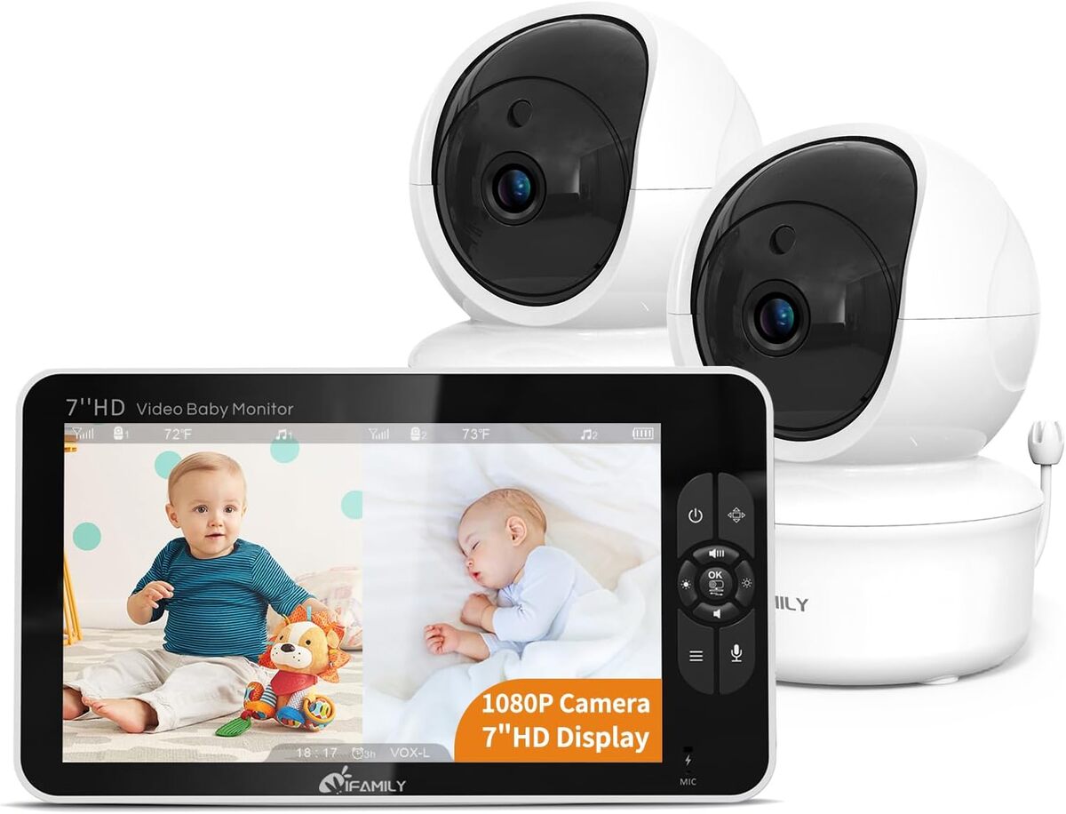 Test du babyphone PASUIDU 3.2 inches caméra moniteur vidéo