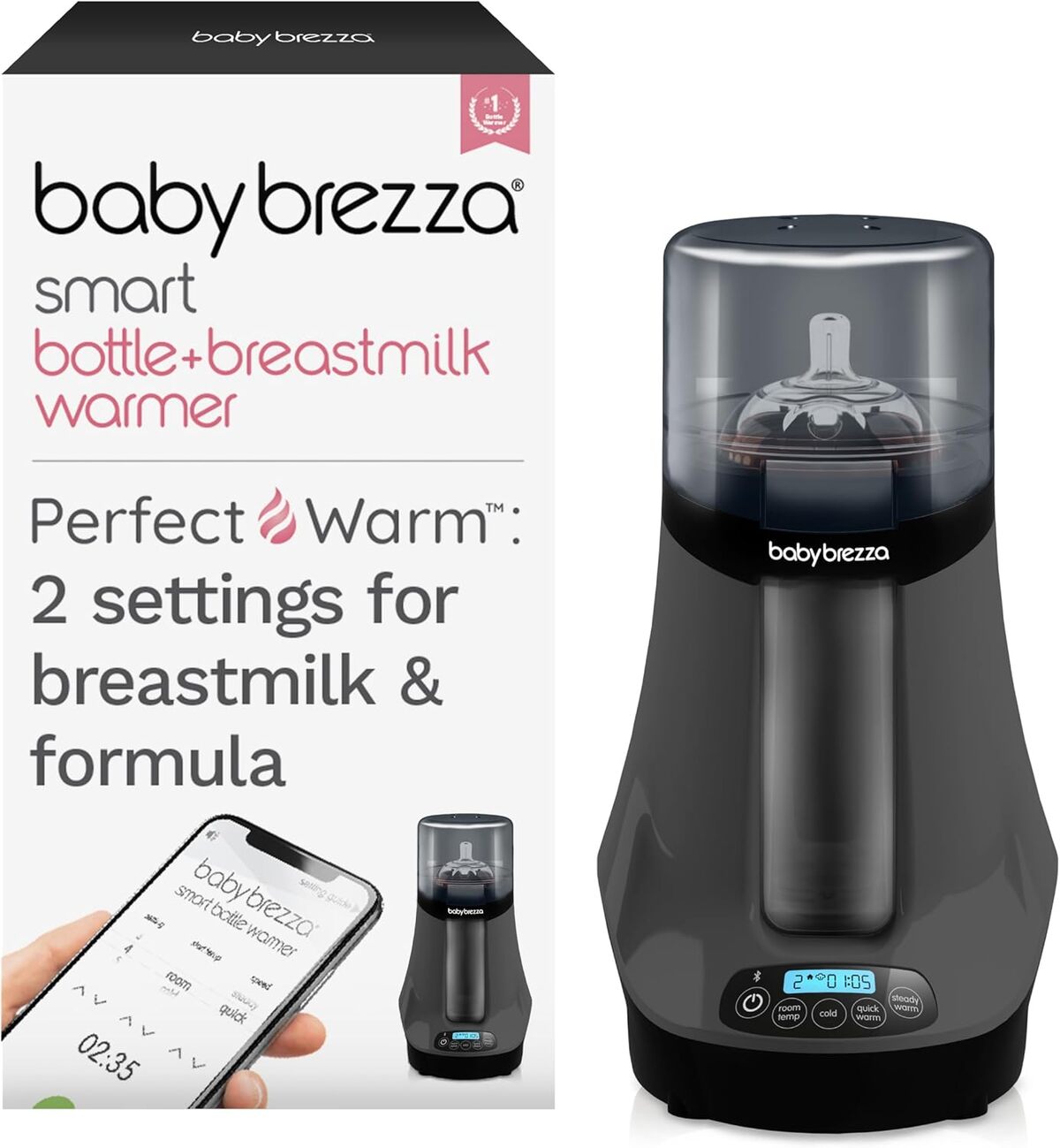 Test du chauffe-biberon intelligent Baby Brezza