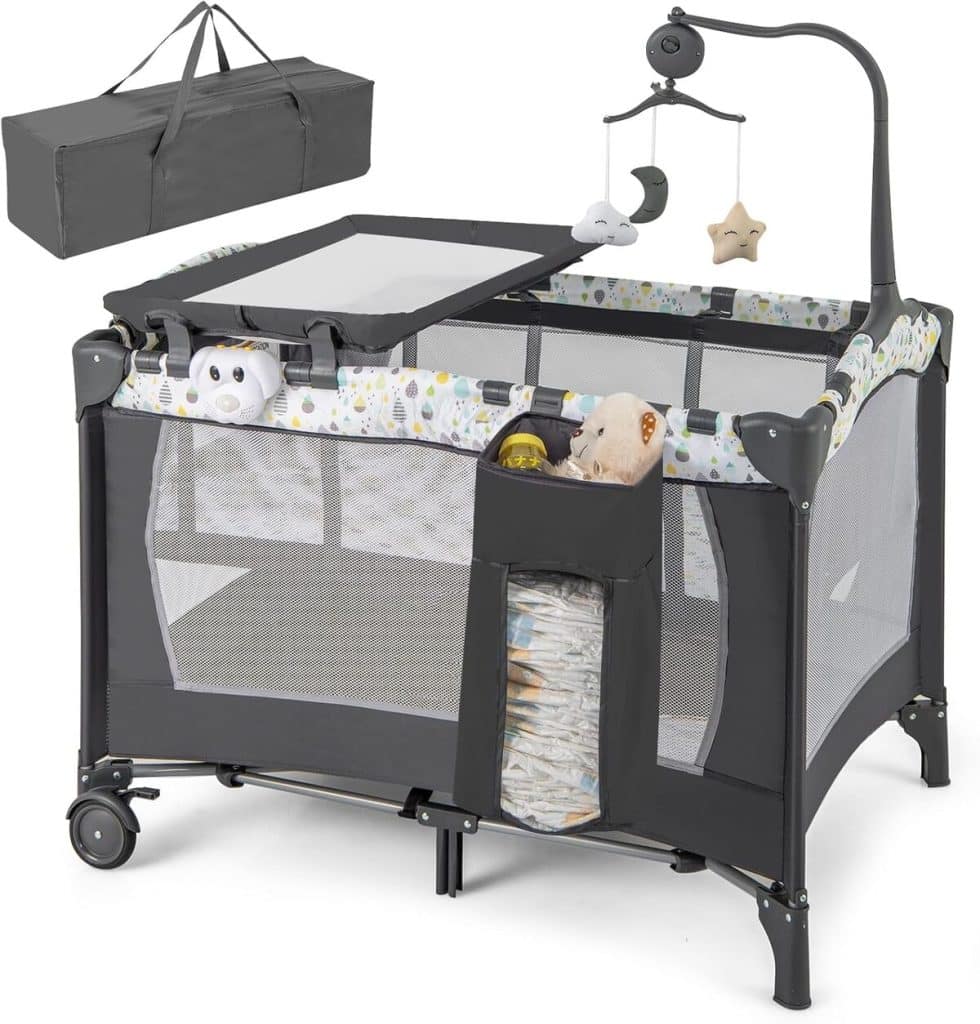 Test du lit parapluie 4 en 1 Dreamade : le compagnon idéal pour bébé